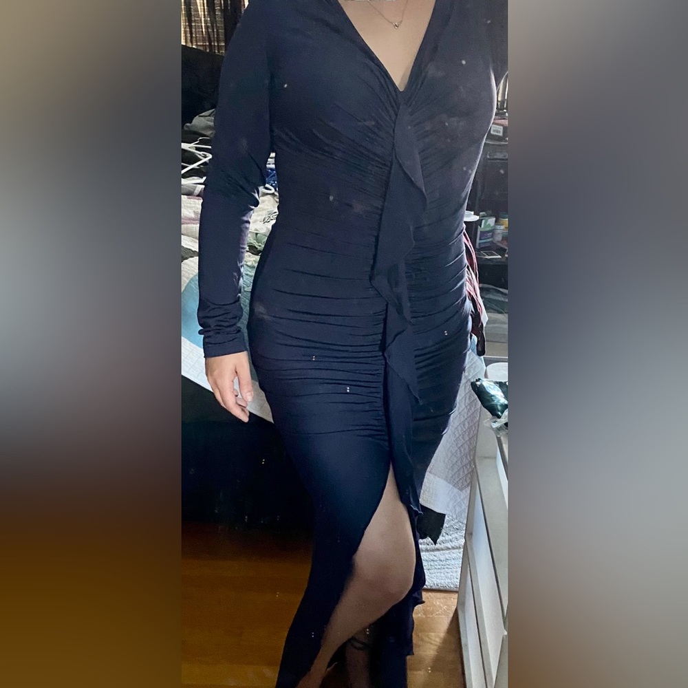 Navy blue dress